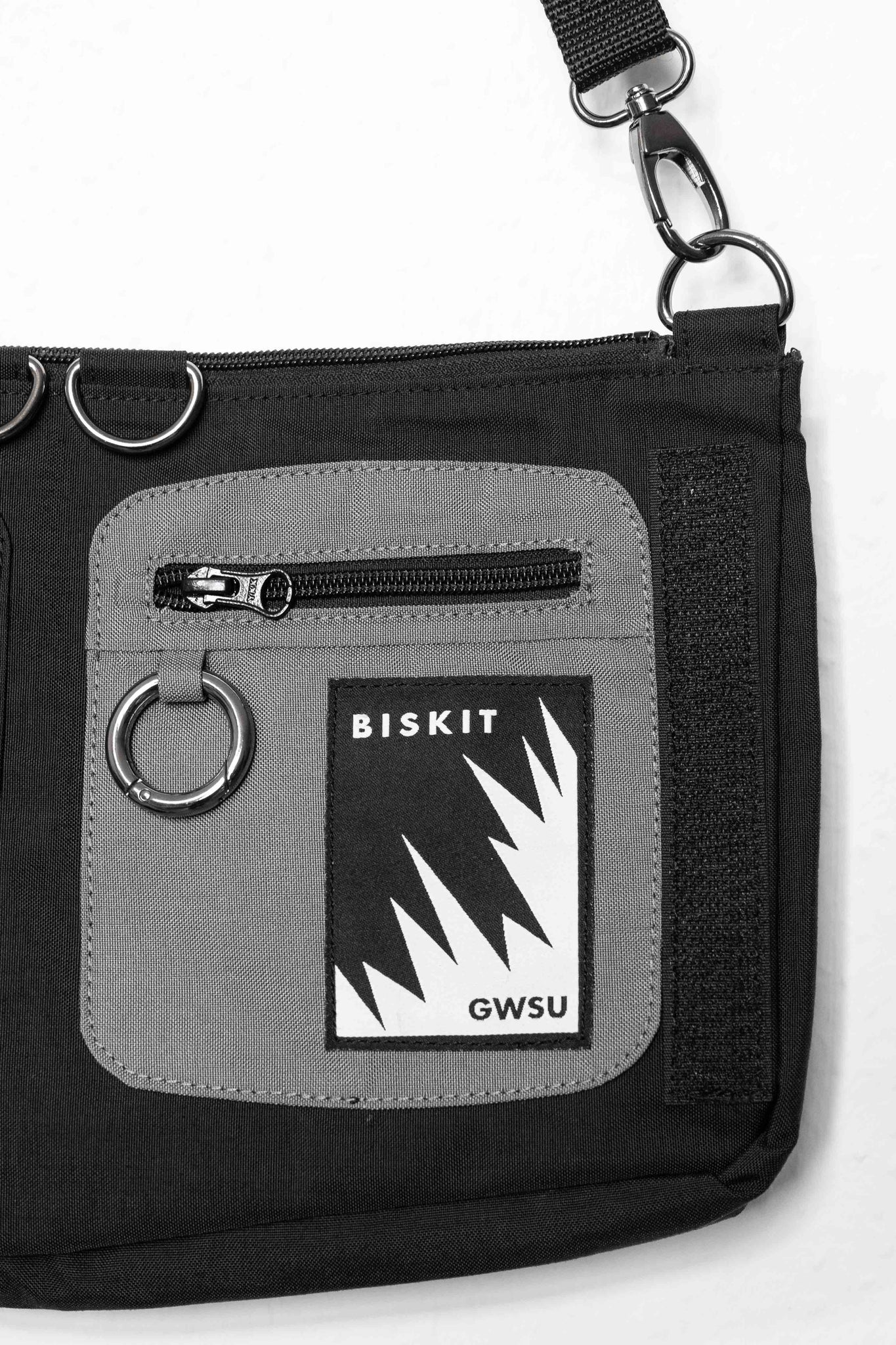 24H Raver Bag Black | BISKIT X GWSU