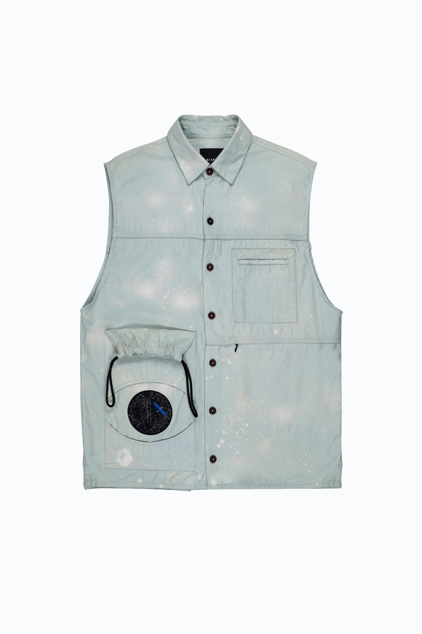 Orbit-Green Vest with Circular Space Patch