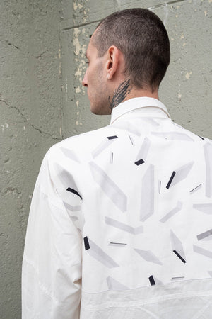 Space Debris Classic White Shirt - BISKIT 