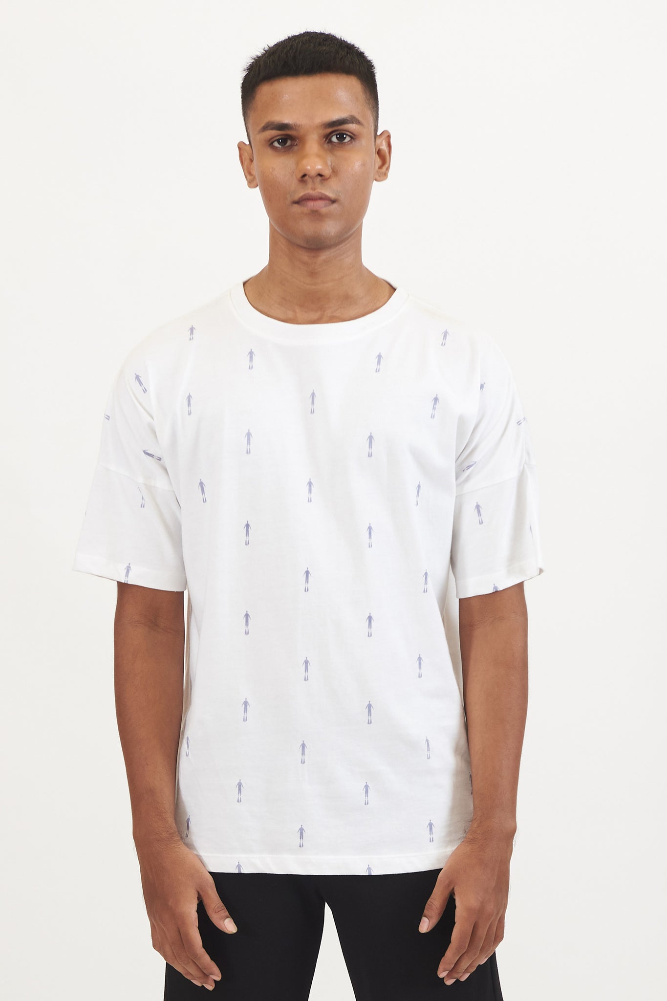 Astro Print Drop Shoulder T-Shirt